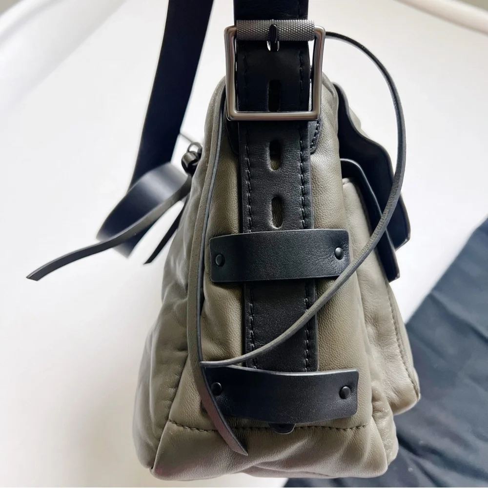 Rag & Bone Field Puffer Crossbody Bag Leather